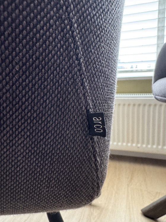 4x Arco Ease – Dining chairs, Metal, Textile (photo 7 of 7)