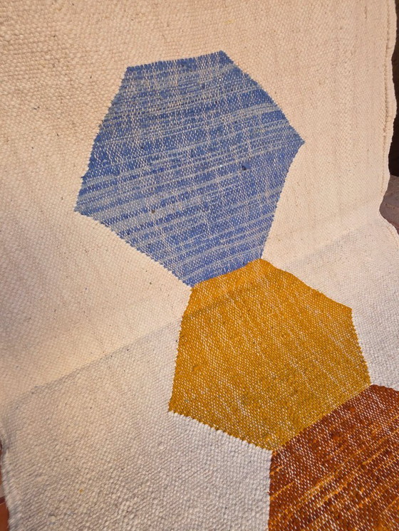 Image 1 of Tappeto marocchino Kilim a tessitura piatta 150 x 100 cm