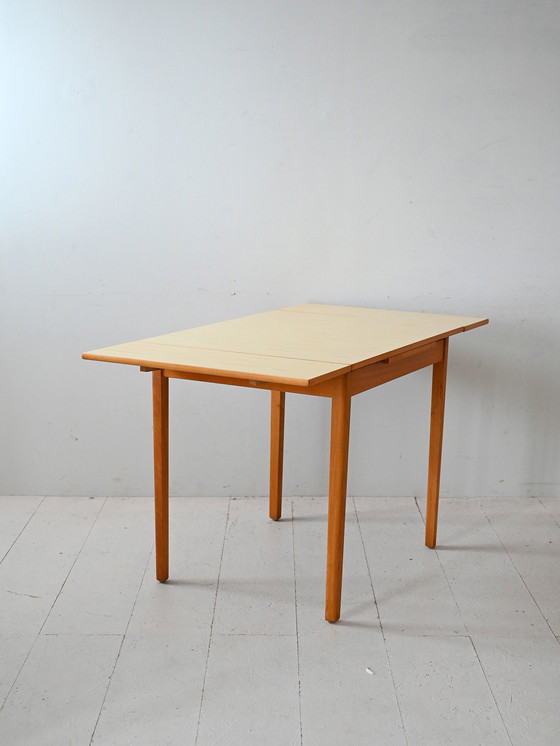 Image 1 of Vintage Scandinavian Formica Dining Table