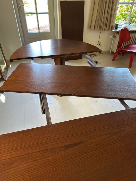 Image 1 of Table à manger à rallonge vintage danoise en bois de rose (Rosewood)