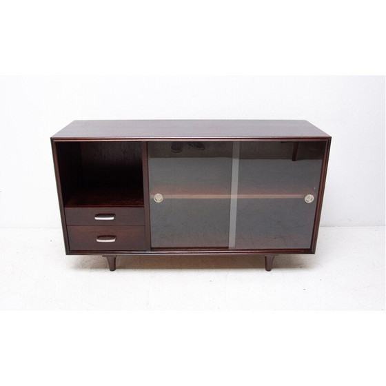 Image 1 of Vintage modernist glass sideboard by Josef Pehr, Czechoslovakia 1940