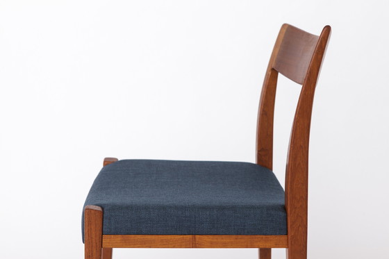 Image 1 of Set of 4 Yngve Ekström Kontiki Chairs | 1960s Swedish Teak | Hugo Troeds | Mid-Century Modern Dining Chairs