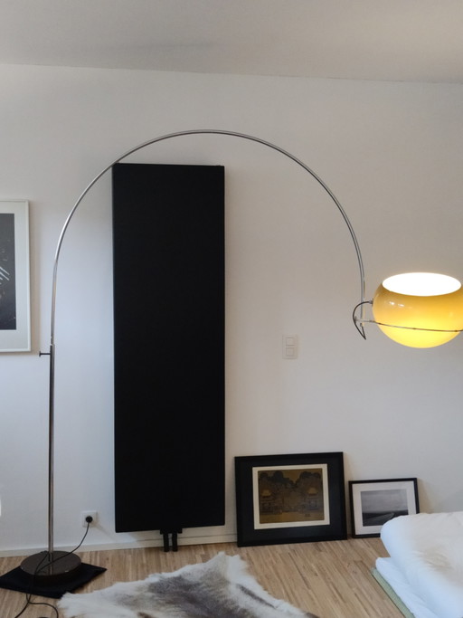 Gepo arc lamp, 1960s, XXL – vloerlampen, Metal, Plastic