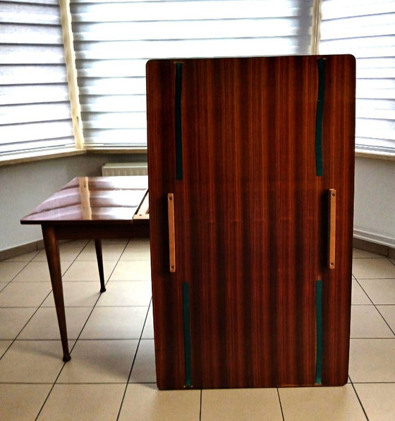 Tavolo a ribalta Mid-Century - teak - Belgio – Tavoli da pranzo, Legno (photo 15 of 15)