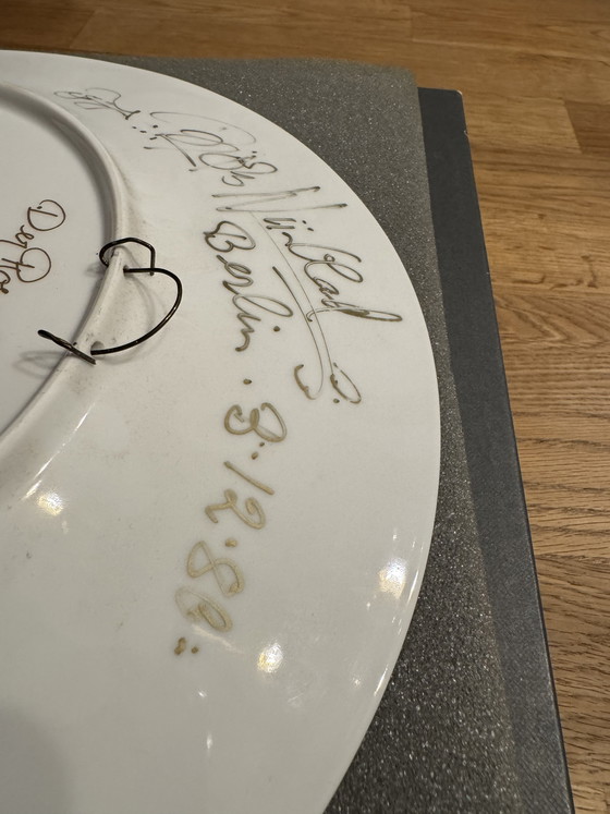 Image 1 of Björn Wiinblad signed plate
