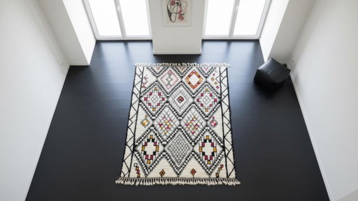 Tapis Beni Ouarain en laine authentisch 300cmx200cm