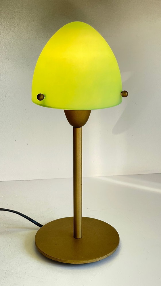 Image 1 of LAMPE SCE Verre Opalin VINTAGE
