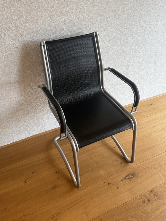 Image 1 of Perfect condition black Sitland "Visitor chair"
