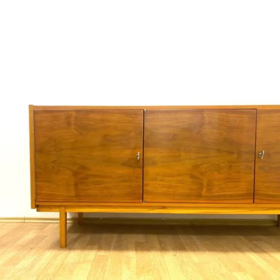 Image 1 of Retro-Sideboard, furniertes Holz, Brüsseler Stil, 1960er Jahre