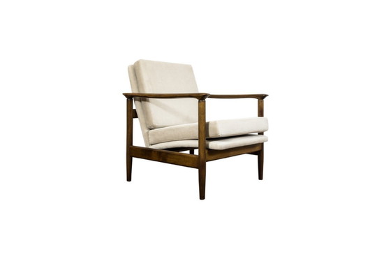 Image 1 of Mid Century moderne fauteuil GFM-142 van Edmund Homa, Polen, 1960