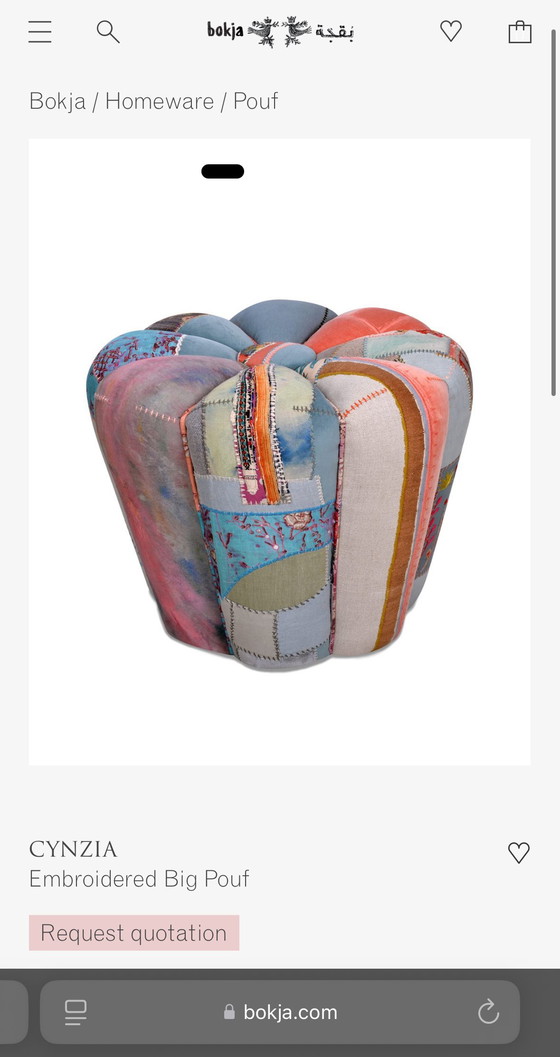 Image 1 of Bokja Poef Cynzia