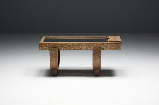Coffee Table by Guillerme et Chambron, France, Mid-20th Century