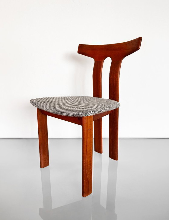 Juego de dos sillas T raras fabricadas en Dinamarca – A.B.J. Møbler, Sillas de comedor, Wood, Vintage (photo 9 of 20)