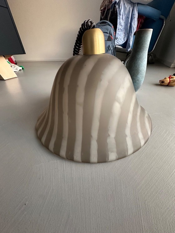 Putzler Lampada da tavolo, Vetro a strisce a forma di fungo, Peill & Putzler, Lampade da tavolo, Bianco (foto 11 di 15)