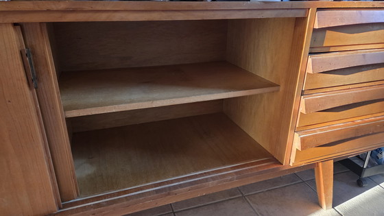 Image 1 of Mid-century teak chest of drawers