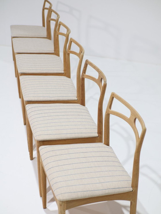 6x Sedie da pranzo Johannes Andersen 94 Rovere Danese Vintage – Wood (photo 6 of 15)