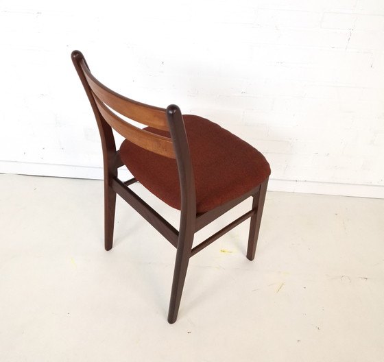 Image 1 of 6x vintage eetkamerstoel Deens design jaren 70