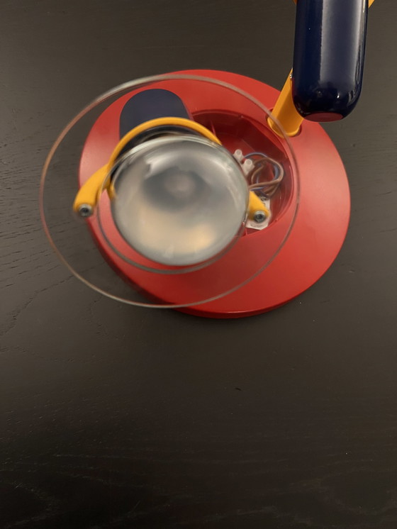 Image 1 of Vintage Massive Memphis - stijl plafondspot – 2 richtbare spots – jaren ’80 – model 2874/62 N1 – als nieuw