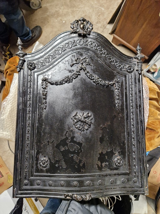 Old French fire screen