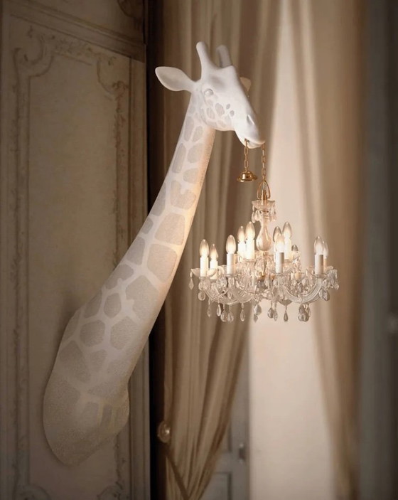 Qeeboo Giraffe In Love Wall Lamp – Wall lights, Glass, Metal (photo 2 of 5)