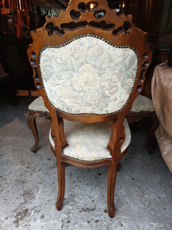 Image 1 of 4 baroque dining chairs