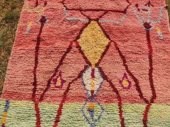 Handgefertigter marokkanischer Teppich reine Wolle 2,5x1,5 m – Teppiche & Läufer, Wool (photo 6 of 9)