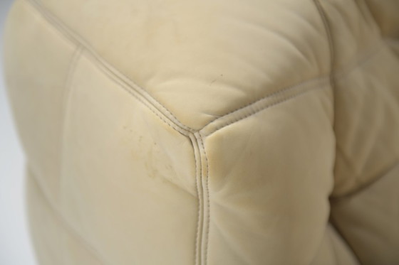 Image 1 of Stunning Kashima Sofa in original leather by Michel Ducaroy for Ligne Roset 1980