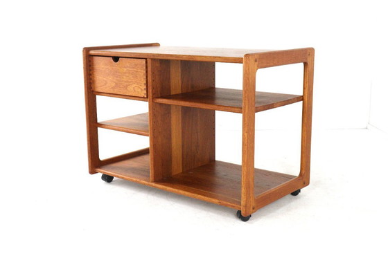 Image 1 of Danish design trolley with drawer vintage