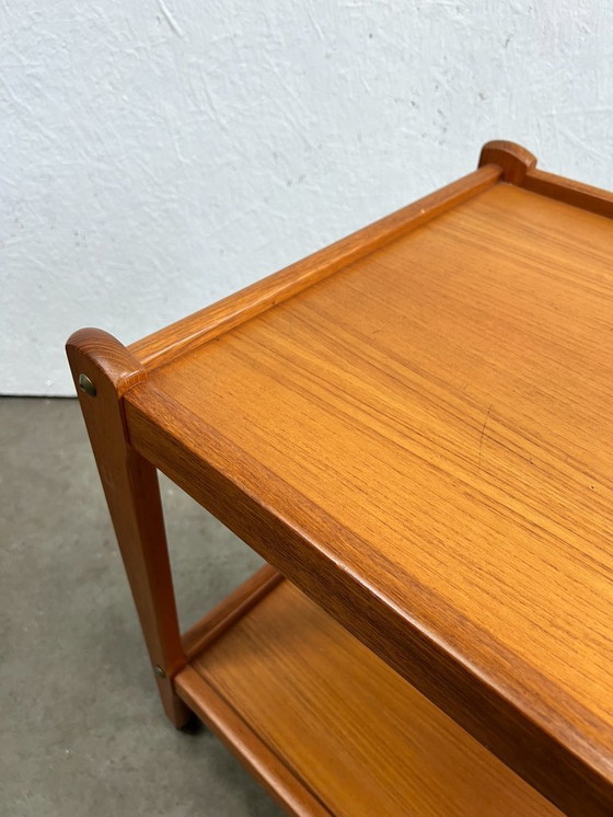 Image 1 of Vintage Deense Trolley / Bijzetmeubel, Teak, Brdr Furbo, 1960's