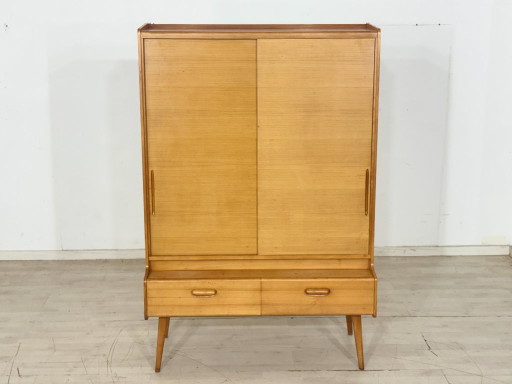 Mobile vintage | Credenza alta | Scaffalatura di metà secolo | Mobile per soggiorno – vitrinekasten, Wood (photo 2 of 13)