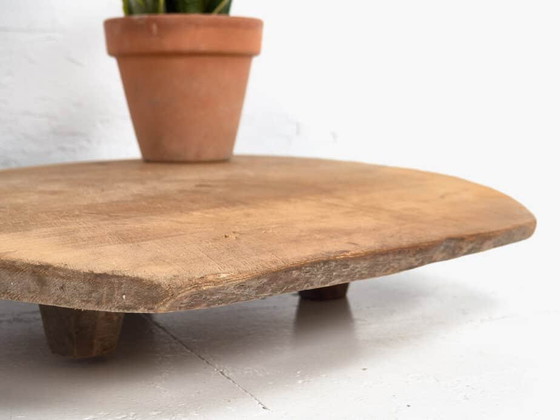 Antiker Couchtisch aus Massivholz (ca. 1900) #8, Beistelltische, Braun, Rustic (Foto 11 von 15)