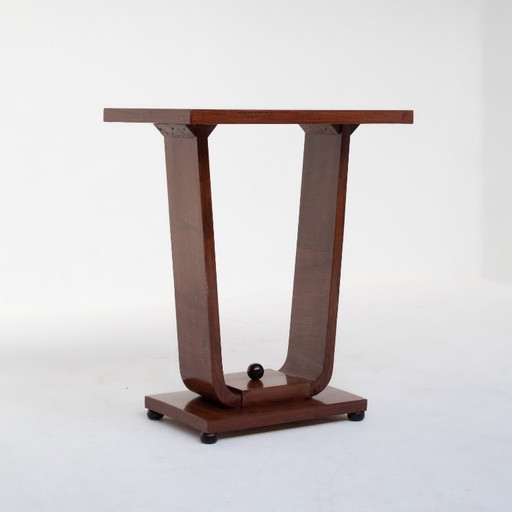 Art Deco Console Table in Walnut