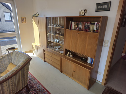 Mid-century wall unit, living room wall unit in Scandinavian design
