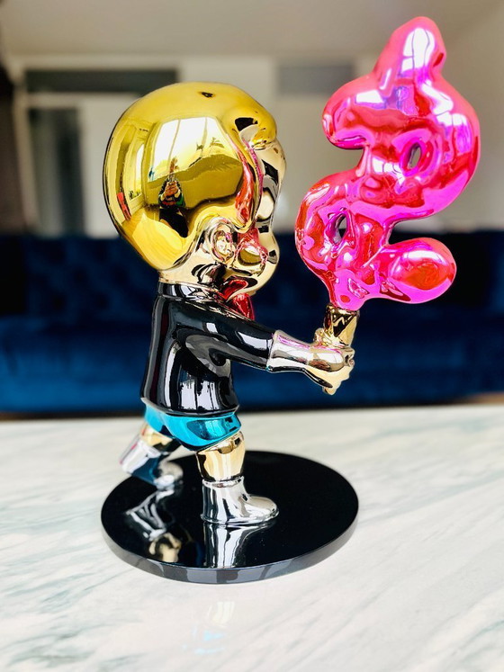 Image 1 of sculpture de Richie Rich, figure pop art, art design, graffiti, art moderne, nouveau