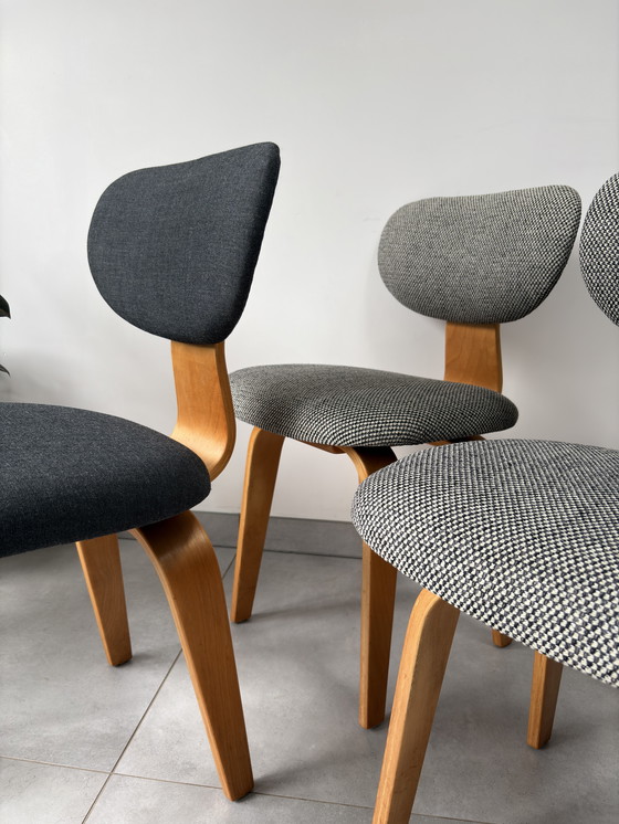 Image 1 of Set Vintage Pastoe SB03 Dining Chairs