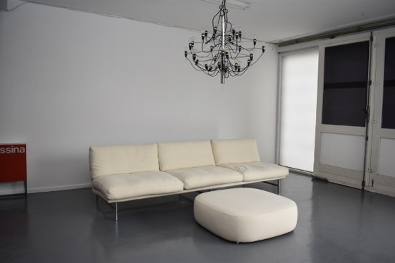 Sofá de diseño exclusivo Fritz Hansen Piero Lissoni PL 113 – Sofás de 3 plazas, Metal (photo 12 of 12)