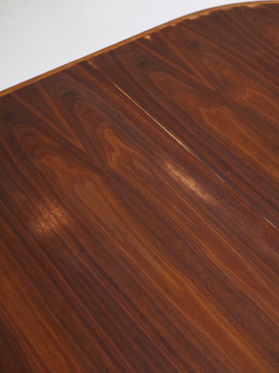 Image 1 of Tavolo da pranzo ovale allungabile in teak, stile vintage danese