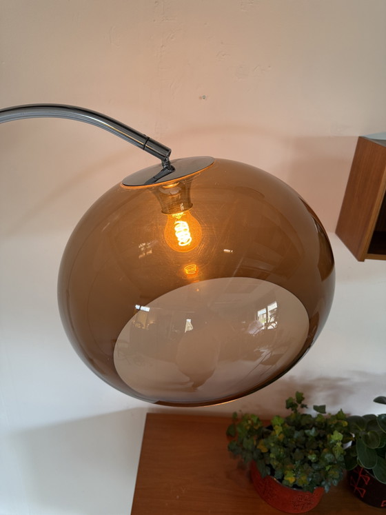 Image 1 of Lampada ad arco vintage XXL regolabile, Italia anni '70