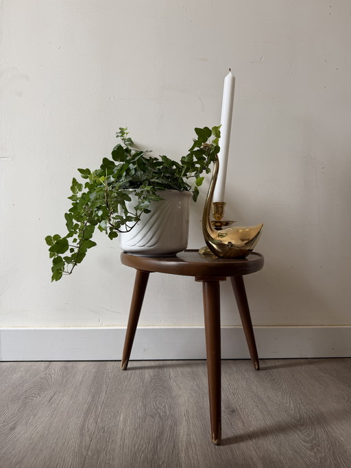 1970s triangular plant table
