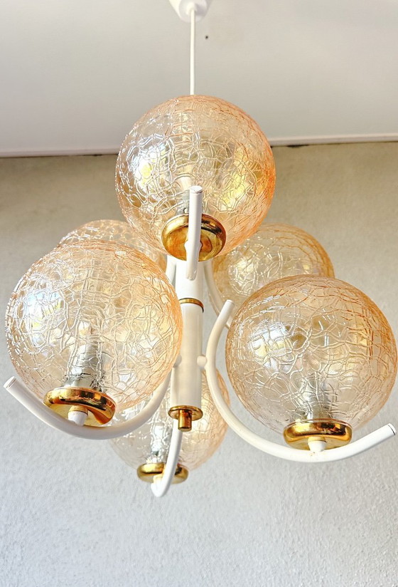 Vintage Richard Essig Spoetnik – Pendant lamps, Glass, Metal (photo 3 of 14)