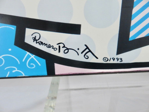 Romero Britto - The Hug - MDF - 136cm x 33cm