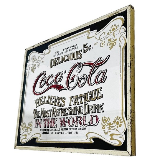Image 1 of Miroir vintage Coca Cola 1970