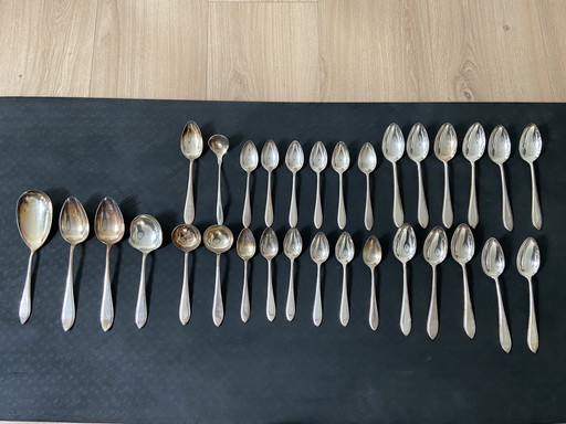 Gero 90 Silver Plated Spoons and Forks