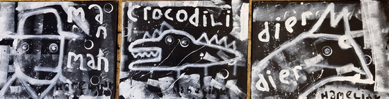 Image 1 of Dreiteiliges Hamelink-Gemälde: Instinct