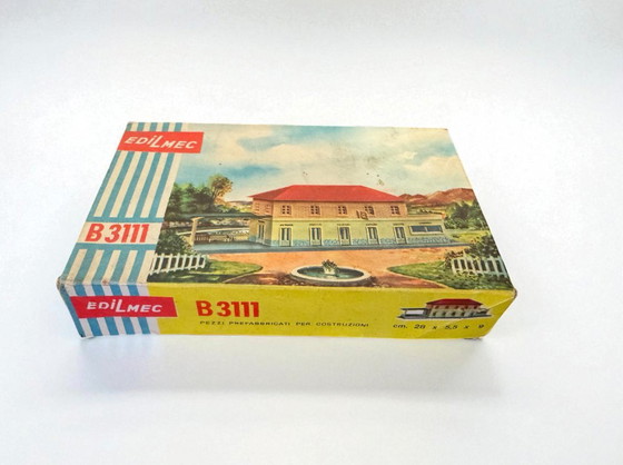 EDILMEC B 3110 e B 3111, due kit di modelli in scala HO, Oggetti decorativi, Plastica, Carta, Multicolore (foto 9 di 10)