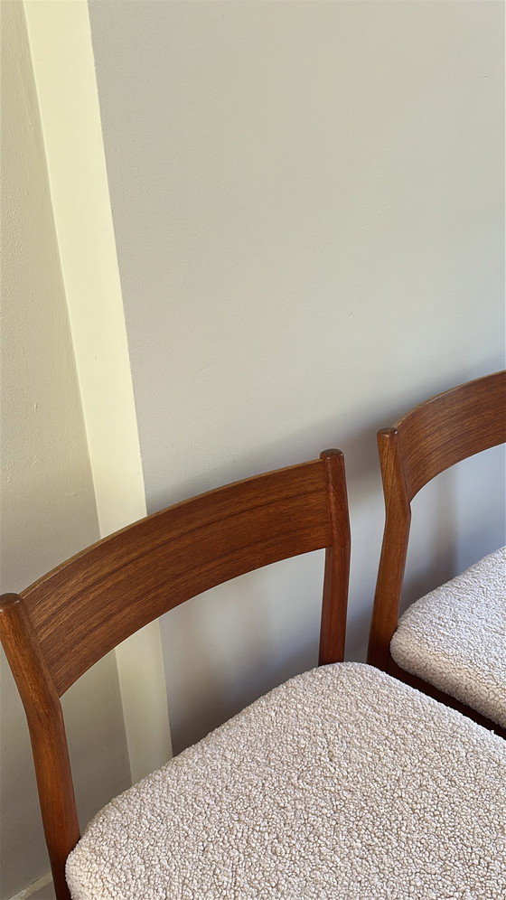 Image 1 of Set di quattro sedie da pranzo vintage in teak