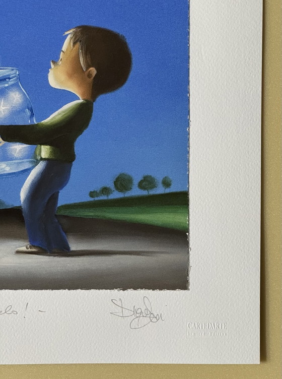 Pintura Giclée de Diego Santini Fine Art, 40x50cm, Iluminemos el cielo. – Láminas artísticas, Paper (photo 4 of 7)