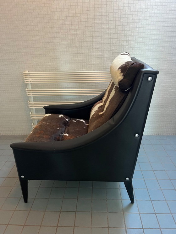 Image 1 of Autentico Poltrona Frau Feauteuil tipo Dezza