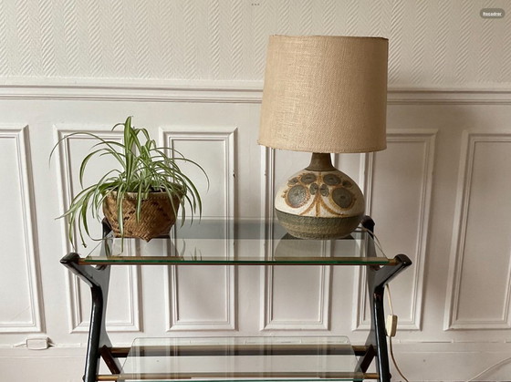 Image 1 of Authentische dänische Keramiklampe von NOOMI BACKHAUSEN – für Søholm Stentøj – skandinavisches Design – 1960er Jahre