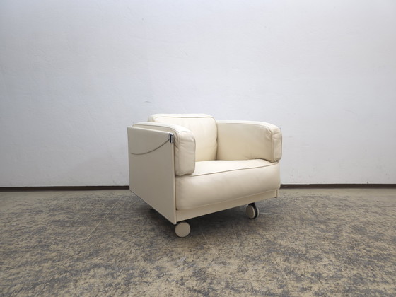 Image 1 of Poltrona Frau Set da due pezzi, poltrona di design, divano in pelle, divano